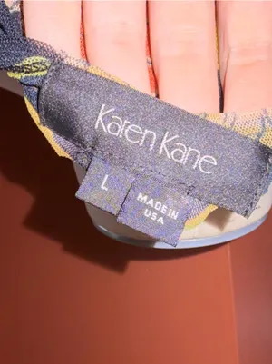 Karen Kane Black Floral Mesh Long Sleeve thumbnail 6