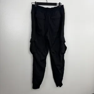 Lululemon Cargo Pants Womens Black Dance Studio Jogger Ribbed Cuff 29x27 thumbnail 6