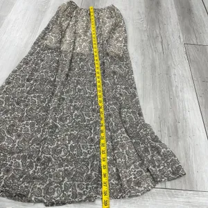 Hollister Paisley Maxi Skirt XS Cream Boho Coquette Fairycore Festival Flowy thumbnail 8