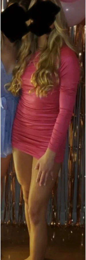 Pink Lucy in the Sky Dress Homecoming thumbnail 3