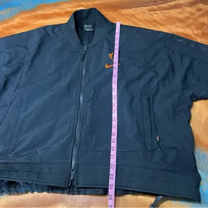 Nike WNBA CT Sun Black Full zip jacket size medium orange embroidered logo thumbnail 12