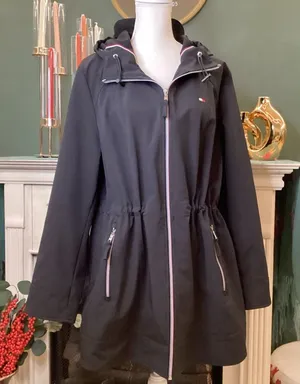 Tommy Hilfiger Black‎ Hooded Utility Jacket thumbnail 1