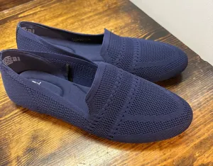 Time And Tru Navy Blue Knit Loafer‎ Flat Size 10 thumbnail 1