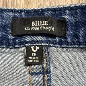 True Religion “Billy” Mid-Rise Women's Straight Leg Jeans thumbnail 7