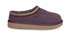 UGG Tasman Port Purple Suede Shearling Slippers Women’s Size 7 EU 38 Cozy Clogs thumbnail 1