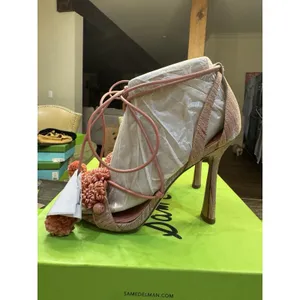 Sam Edelman Women's Leela Dress Sandals Pink Stripe Size 7 Tassels thumbnail 2