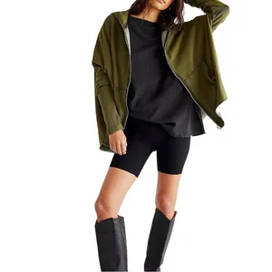 Free People Free Cloud Cardigan | Army Green | Size Large | EUC thumbnail 2