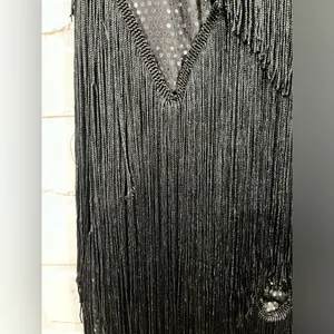 Weissman’s Flapper Costume Dance Dress 🖤💃🏻 Black thumbnail 15