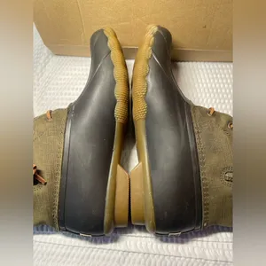 Sperry Saltwater Olive Brown Duck Boots Women’s 9M STS99729 Waterproof thumbnail 4