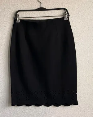 Amanda + Chelsea Black Pencil Skirt Size 6 thumbnail 1