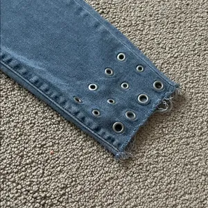 Rock & Republic Blue Skinny Jeans with Eyelet Detail thumbnail 6