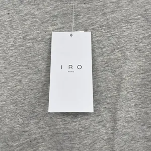 NWT IRO Tarika Sleeveless Crewneck Top Padded Shoulder Size XS Organic Cotton thumbnail 4