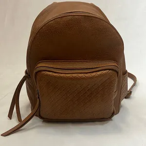Mossimo brown leather backpack purse thumbnail 1