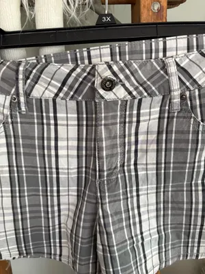 Faded Glory size 10 plaid print shorts  thumbnail 2