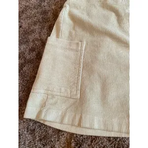 Don't Ask Why Brandy Melville Light Green Corduroy Button Front Mini Skirt OS thumbnail 3