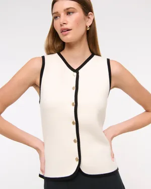 Abercrombie Sweater Vest V-Neck thumbnail 1