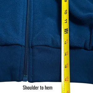 Aloha Island ALO Yoga Polar Fleece‎ Cropped Wintry Mix Jacket in Eclipse Blue Cozy Athletic M thumbnail 10