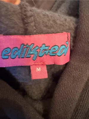 Edikted Bonney Bow Detail Hoodie - Dark Gray (Size Medium) thumbnail 3