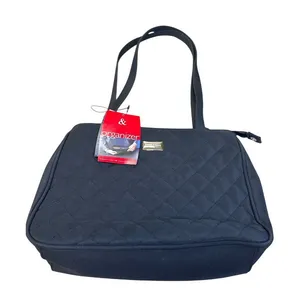 Frankie Johnnie womens black quilted Shoulder hand bag SKU8145 thumbnail 1