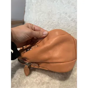 Coach leather purse bag pinkish/orange salmon color thumbnail 8