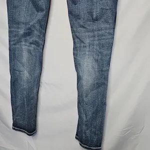Miss Me midrise skinny stitched bling blue denim jeans sz 28 thumbnail 4