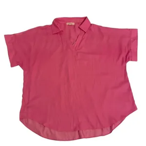 ✨EESOME COLLARD PINK SZ MEDIUM BLOUSE✨ thumbnail 2