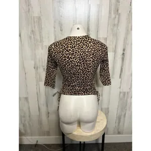 Cheetah blouse thumbnail 2