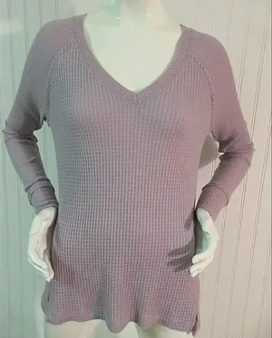 Anthropologie top by Maeve thermal look sz M thumbnail 1