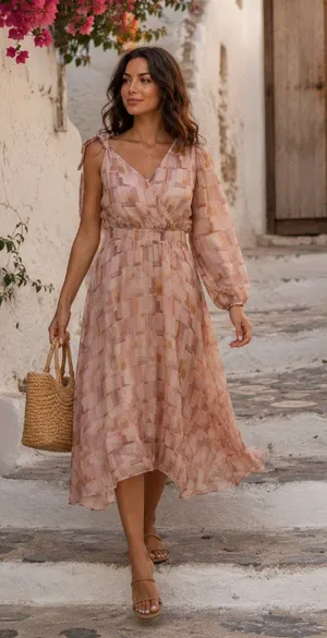 En Saison Winnie One Sleeve Maxi Dress in Sugar Berry Size Small NWT thumbnail 1