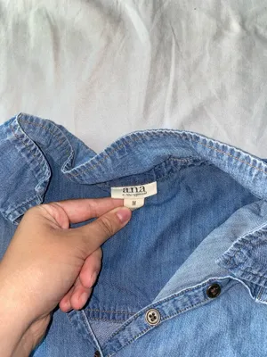 a.n.a Denim Top thumbnail 2