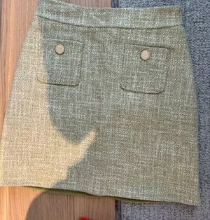 Sandro Green Pencil Mini Skirt for Casual Work thumbnail 1