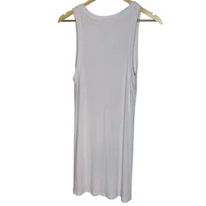 5/$25 Wilfred Free Women's L Tank Top Dress Sleeveless Ribbed Pale Pink Summer‎ thumbnail 3
