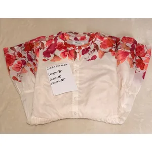 NWOT Showpo Becky Mini Dress Sz‎ 6 Wildflower Floral Tiered Ruffle Bishop Sleeve thumbnail 5