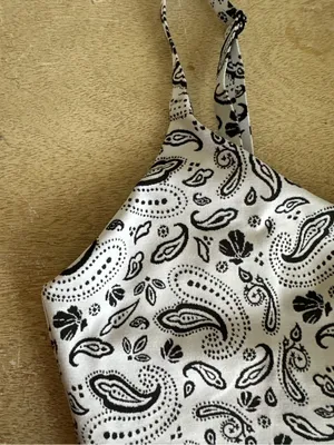 Athleta Paisley Long Line Sports Bra Tank thumbnail 3