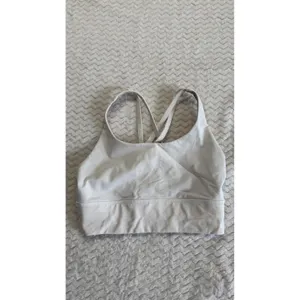 Lululemon energy bra White Strappy Sports Bra W2AV0S Size 4 thumbnail 4
