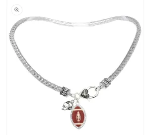 Game Day Football Charm Necklace thumbnail 2