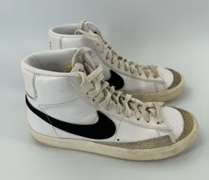Nike Blazer Mid '77 Vintage CZ1055-100 White Black Shoes 2021 Womens Size 8.5 thumbnail 1