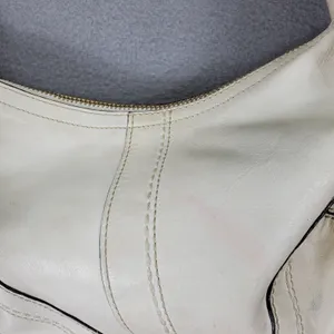 Coach Hobo Bag Cream Leather Braided Strap Brass Hardware 10042 Dylan thumbnail 4