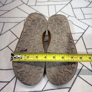 Birkenstock Gary Lace Up Shoes‎ 36 Tan Suede Cork Footbed Comfort Flats thumbnail 10