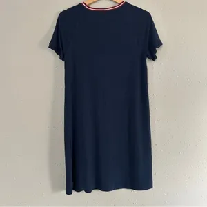 Abercrombie & Fitch Navy Blue T-Shirt Dress Casual Comfy Medium thumbnail 4