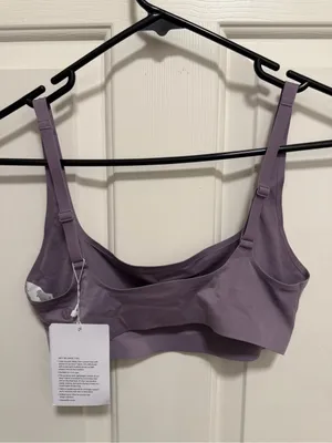 Lululemon Wundermost Ultra-Soft Nulu Scoop-Neck Spaghetti-Strap Purple Ash 8 thumbnail 4
