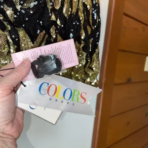 Gorgeous New COLORS Sequin Prom Dress! thumbnail 4