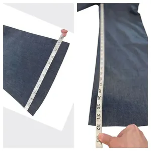 Larry Levine wide-leg, stretch-denim nautical sailor style Sz 8 thumbnail 8