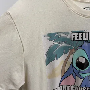 Disney Stitch Feeling Cute Graphic Tee Size M thumbnail 4