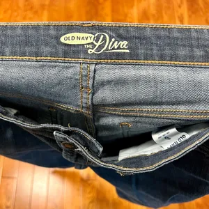 Old Navy Blue Skinny Jeans with Distressed Details New Without Tags thumbnail 5