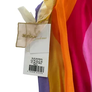 Sundress Grace Capri Multicolor Rainbow Long Maxi Slip Dress Women’s Size M/L thumbnail 4
