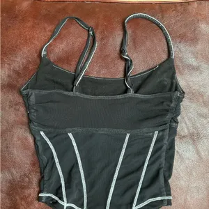 Urban Outfitters Black Corset Tank thumbnail 3
