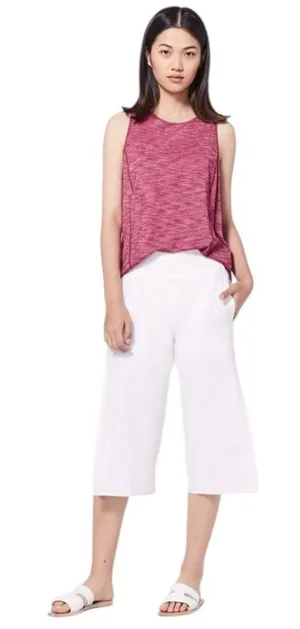 Lululemon draped Open Back Low Key Athletic Tank Heathered Ruby Red Size S thumbnail 1