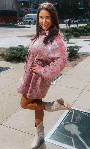 Queen of Sparkles Sequin Feather Dress thumbnail 5