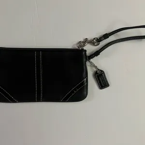 Coach I Women’s I Wristlet Bag I Black I Stitch Detail thumbnail 2